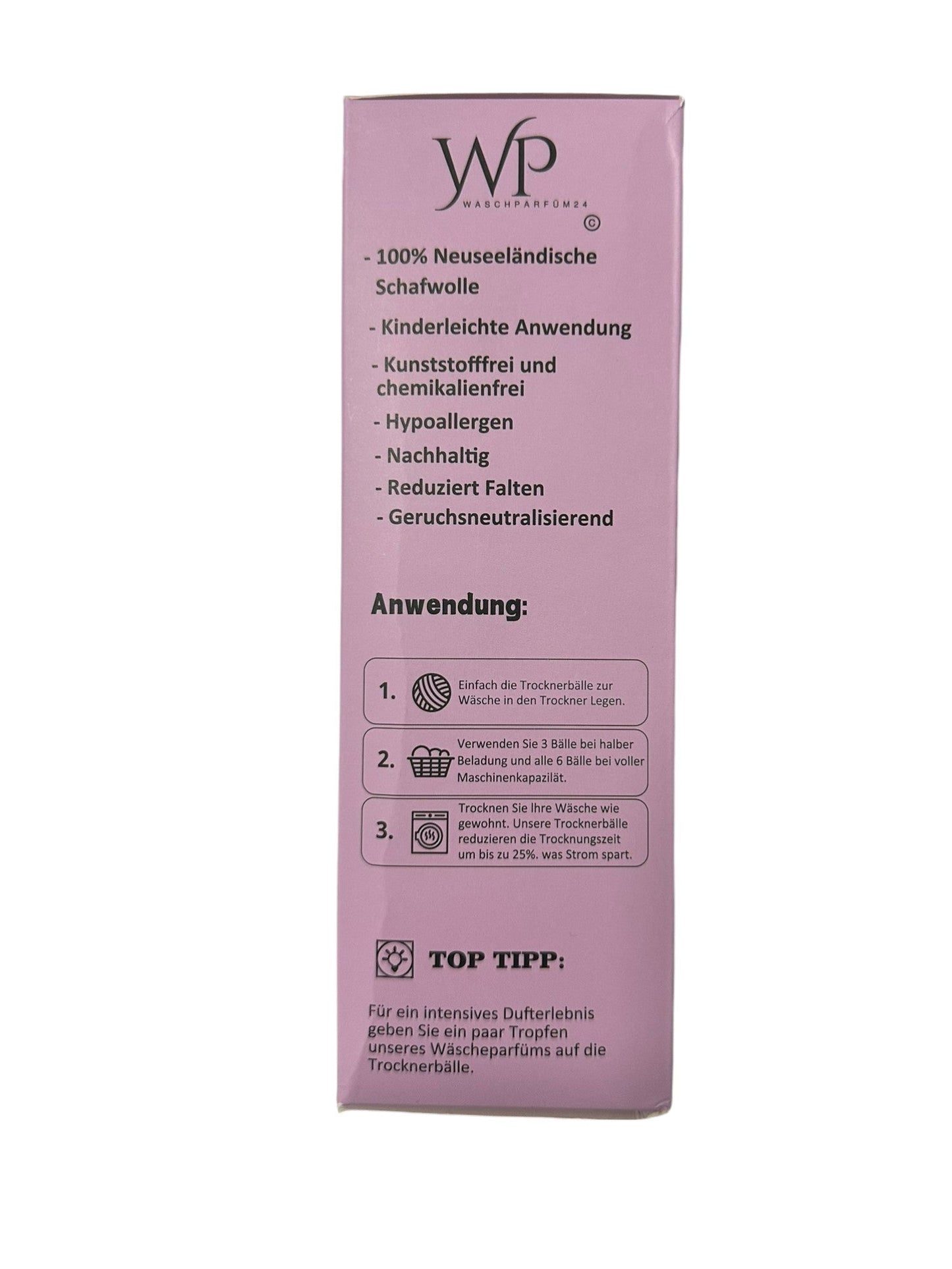 6x XXL Premium Trocknerbälle – Für Luxus - Duft und Weichheit - Waschparfüm24