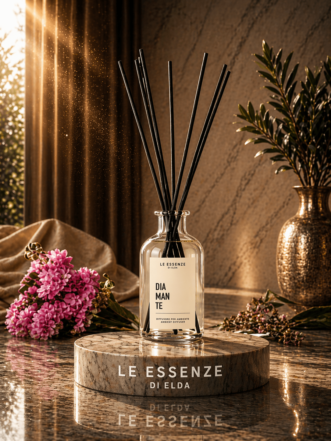 Diffuser Sticks Duftstäbchen Diamante 250ml – Raumduft aus Italien - Waschparfüm24