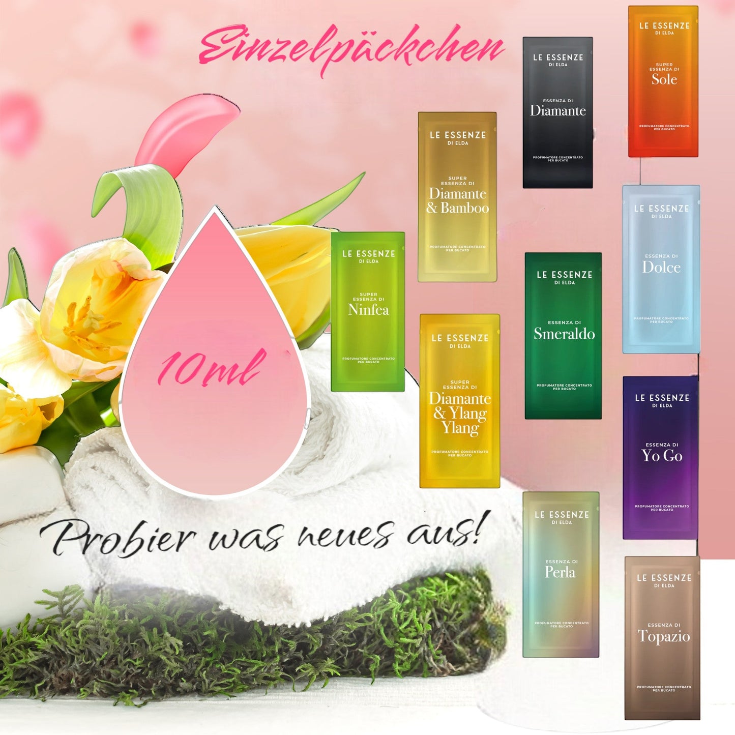 Wäscheparfüm Einzel - Tester 10ml - Waschparfüm24