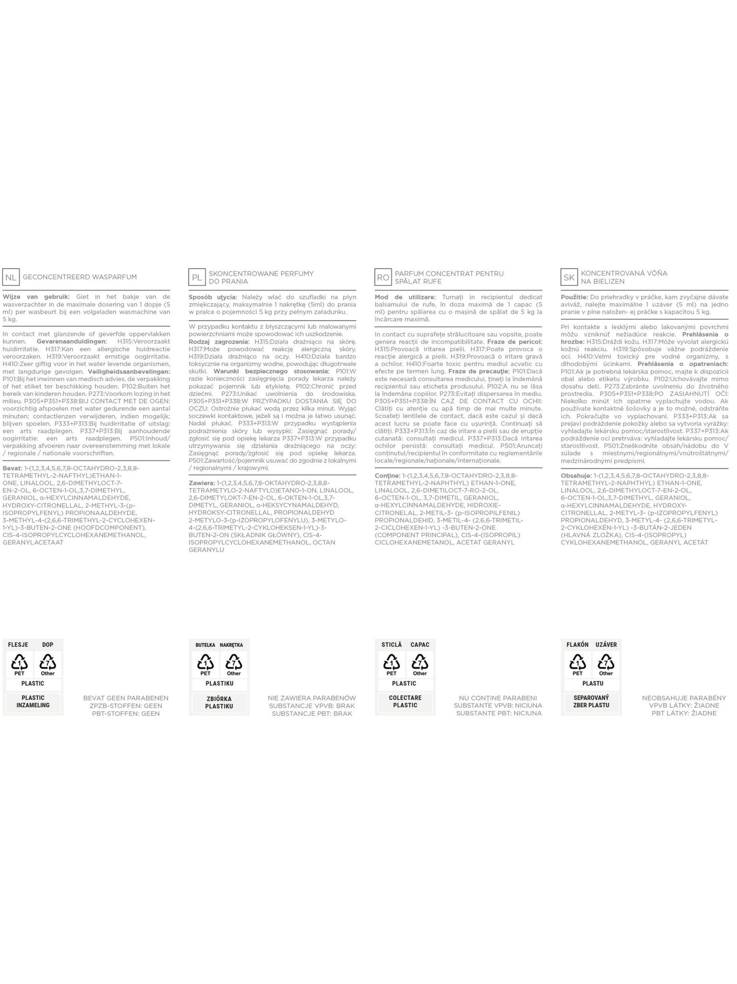 Wäscheparfüm Ninfea - Waschparfüm24