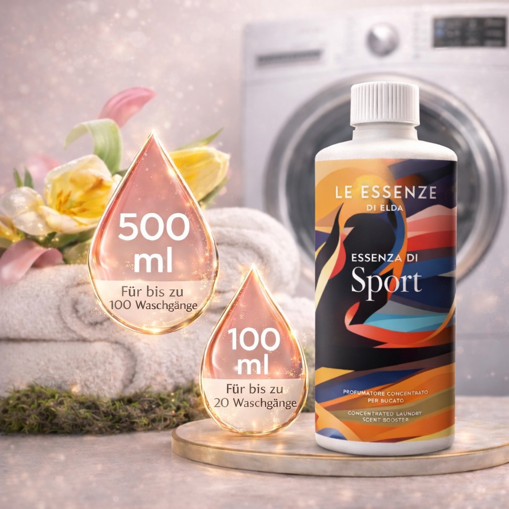 Waschparfüm Sport – sportlich-frischer Duft mit Zitrone, Orange und Bergamotte