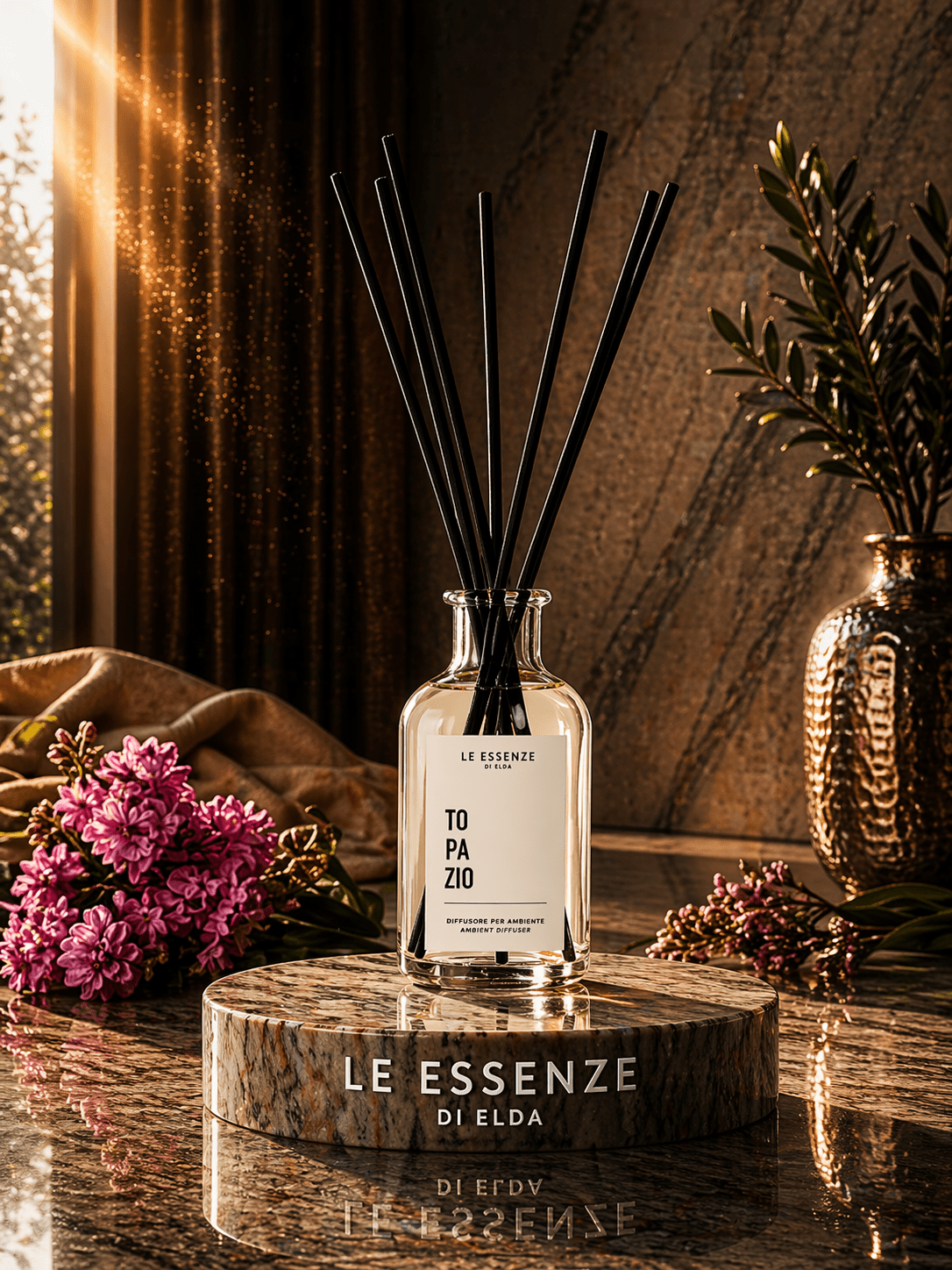 Diffuser Sticks Duftstäbchen Topazio 250ml – Eleganter Raumduft - Waschparfüm24