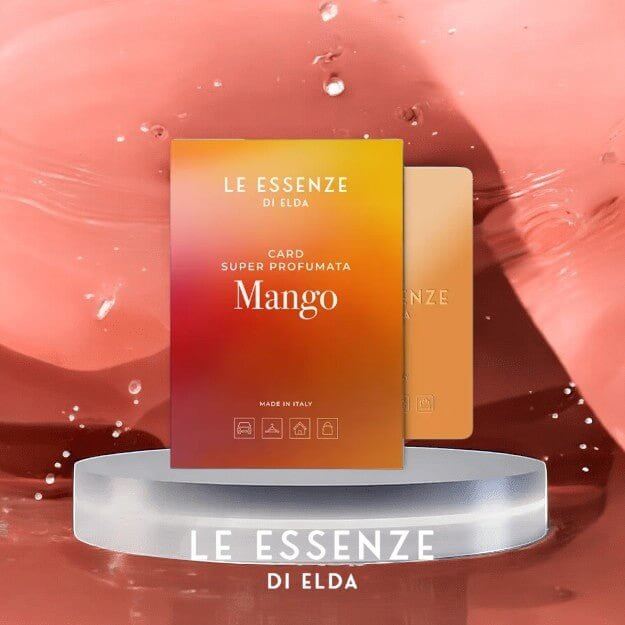 Duftkarte Mango – Fruchtig - süßer Sommerduft für Auto & Zuhause - Waschparfüm24