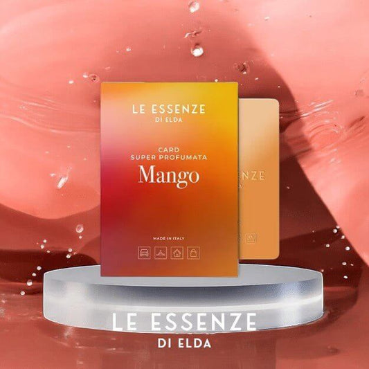 Duftkarte Mango – Fruchtig - süßer Sommerduft für Auto & Zuhause - Waschparfüm24