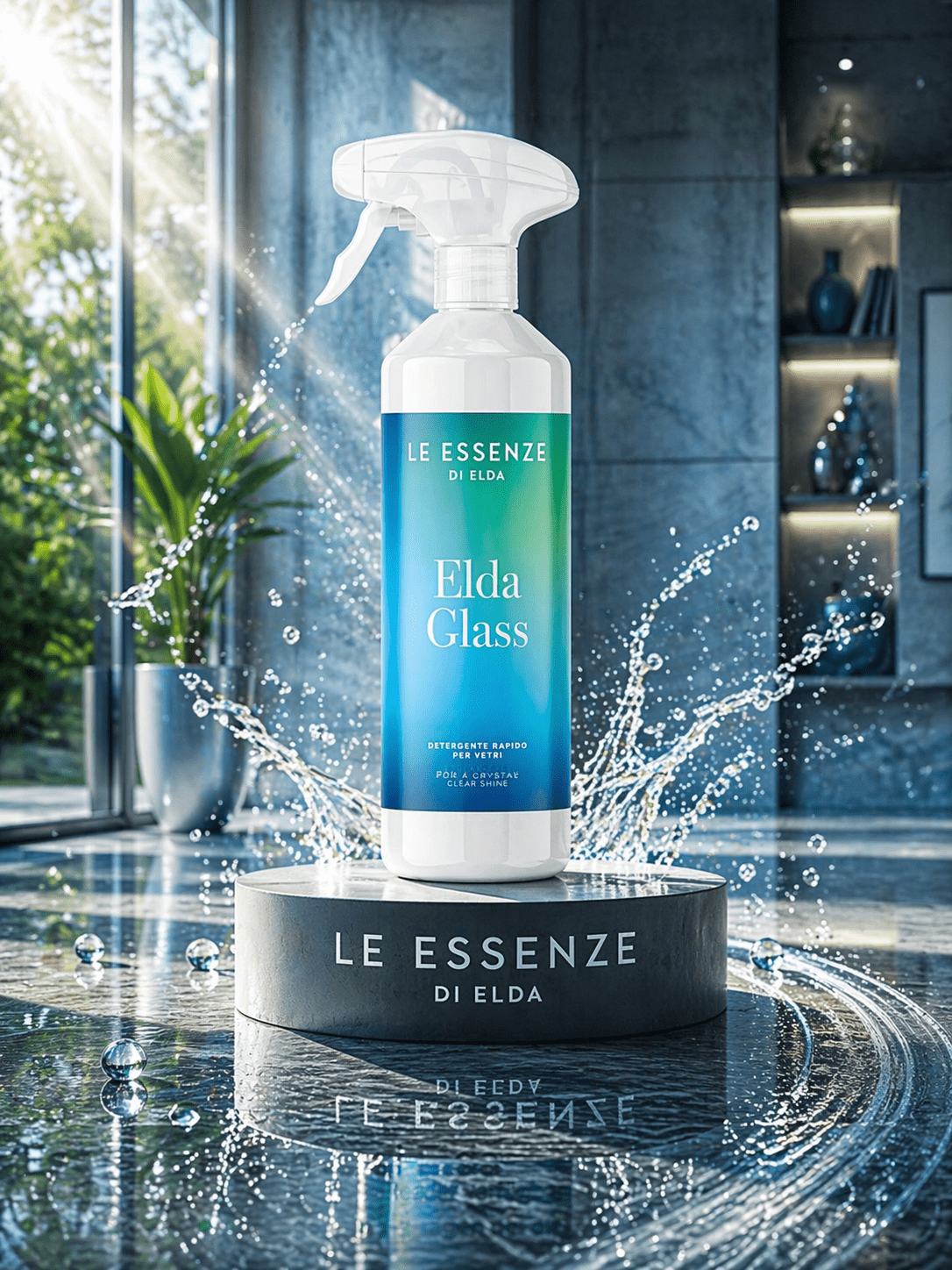 Glasreiniger mit Duft – streifenfrei & elegant von Le Essenze di Elda - Waschparfüm24