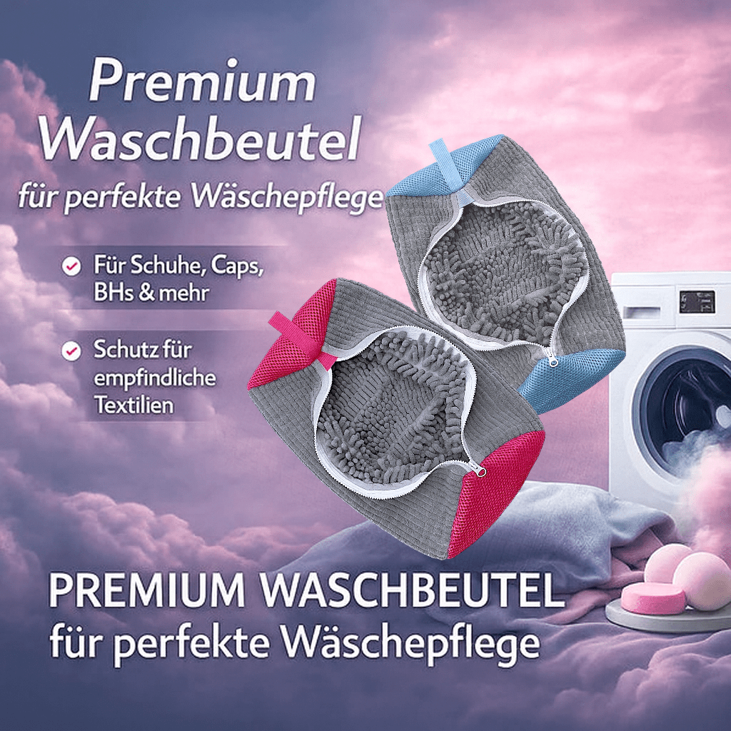 Premium Waschbeutel – Schutz & Reinigung für Schuhe, Caps & Textilien (39×19 cm) - Waschparfüm24
