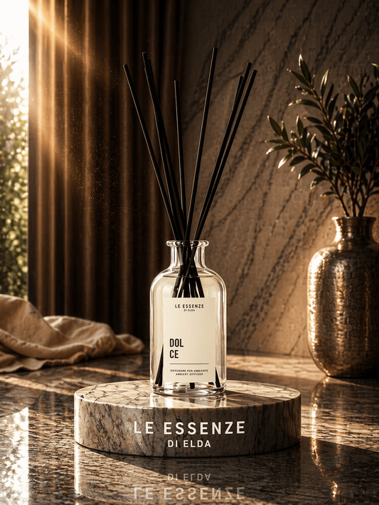 Raumduft Diffuser Dolce mit Vanille – 250 ml Duftstäbchen - Waschparfüm24