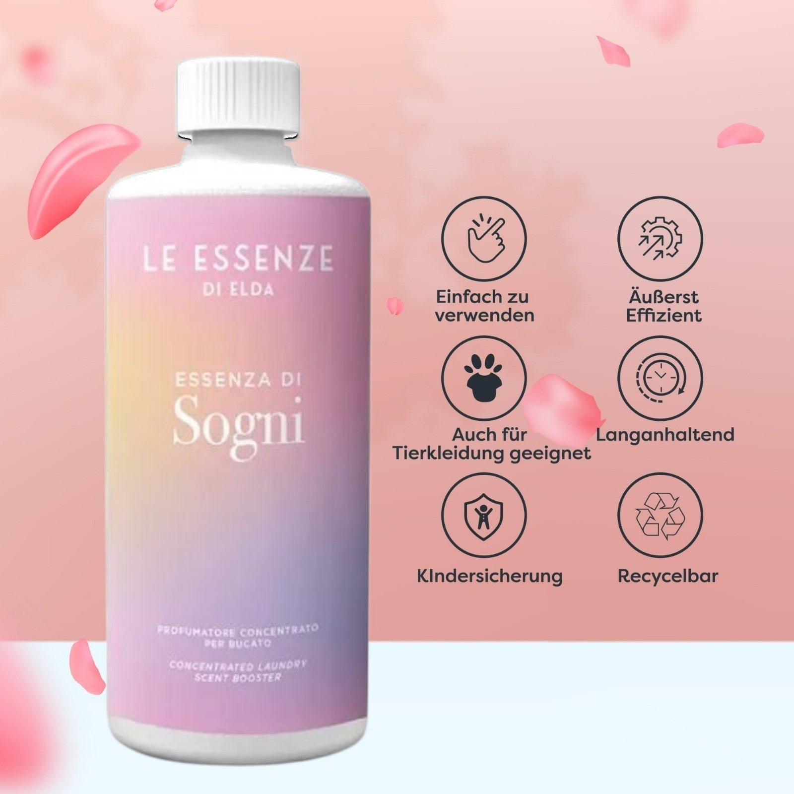 Wäscheparfüm Sogni – Fruchtig, floral & elegant - Waschparfüm24
