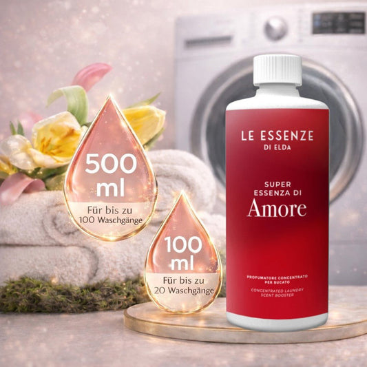 Wäscheparfüm Amore 500 ml – Süßer Amberduft voller Liebe - Waschparfüm24