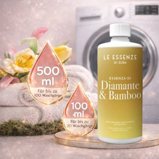 Wäscheparfüm Diamante & Bamboo – Blumige Frische & Eleganz - Waschparfüm24