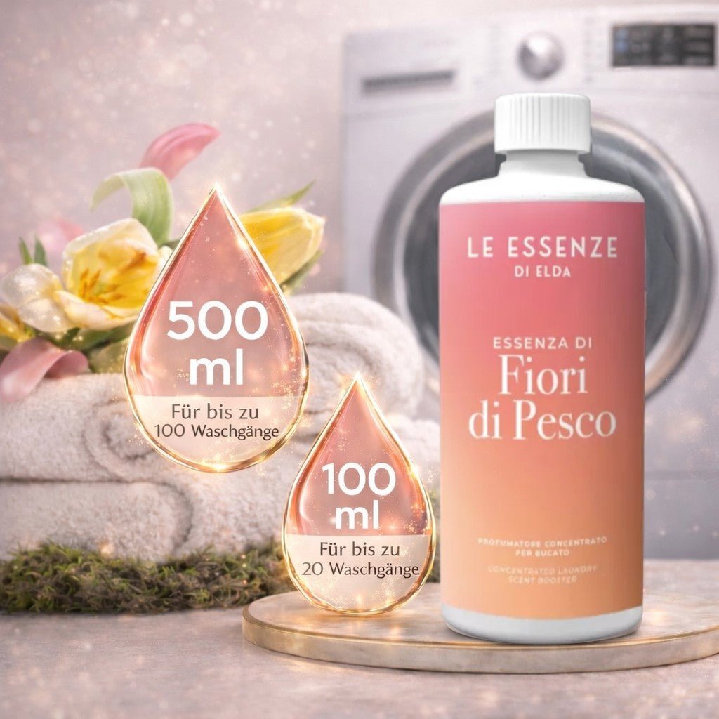 Wäscheparfüm Fiori di Pesco – Pfirsichblüten - Frische für jede Wäsche - Waschparfüm24