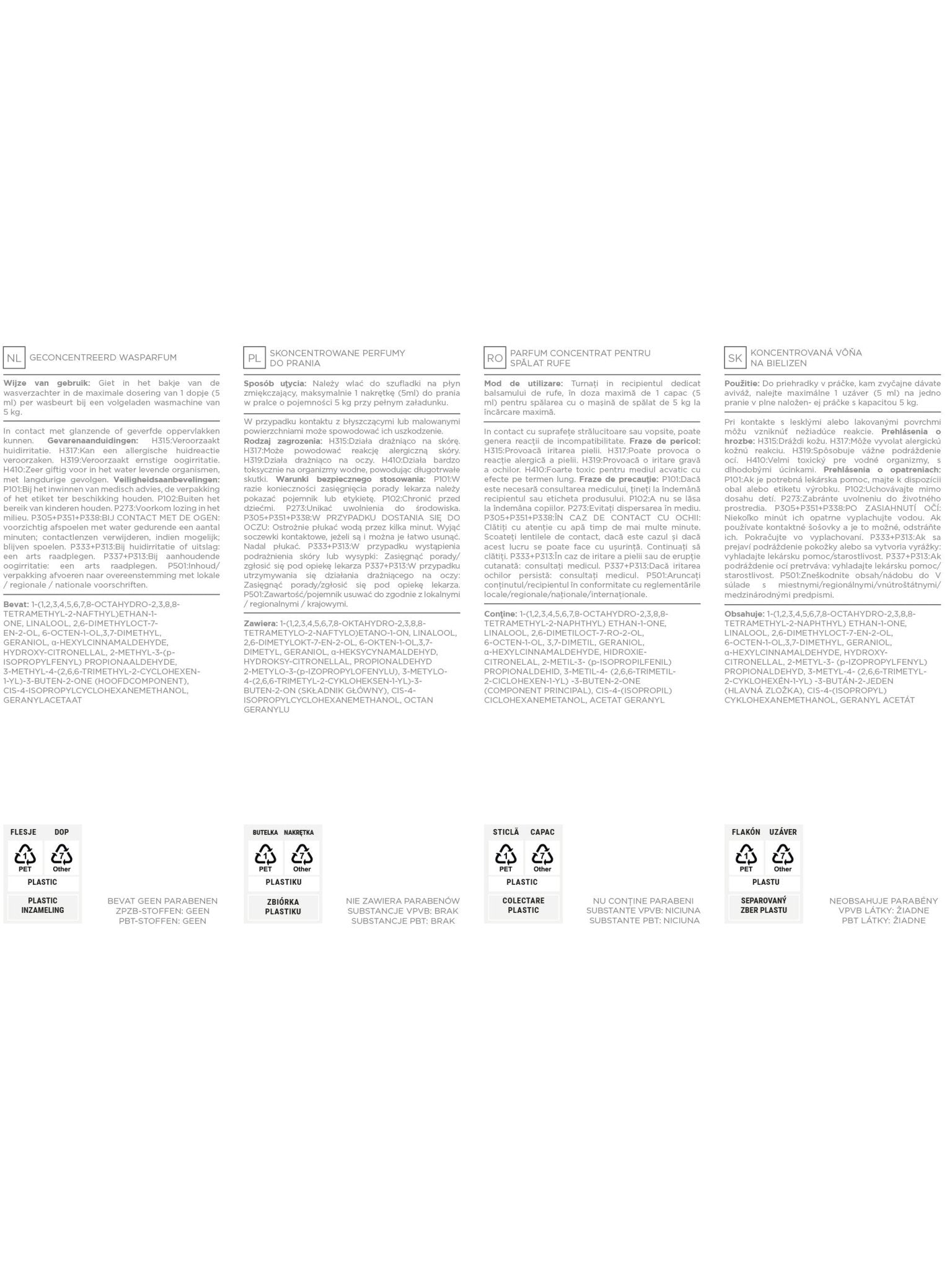 Wäscheparfüm Ninfea - Waschparfüm24